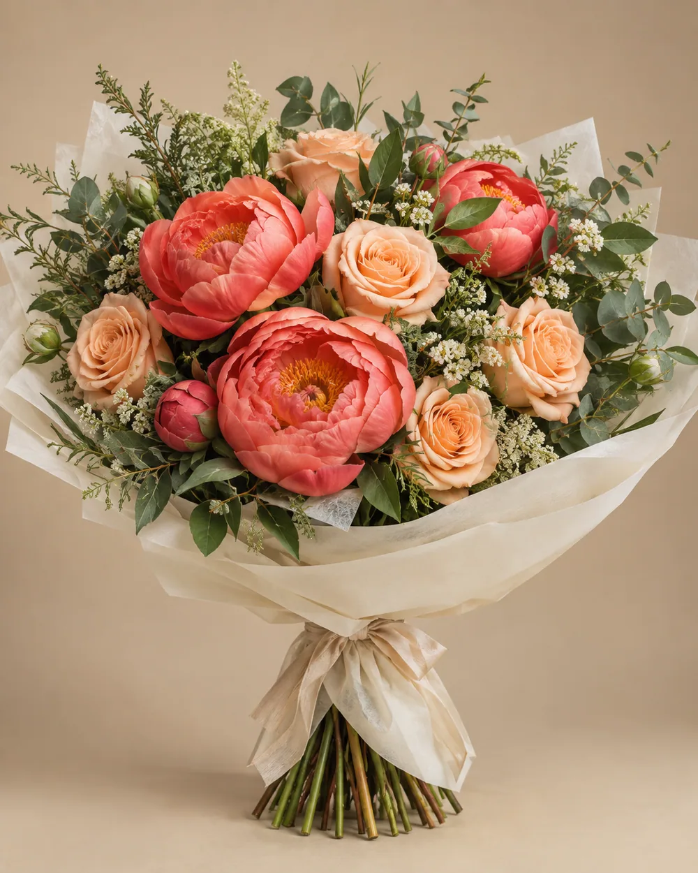 Bouquet "Coral Sun"